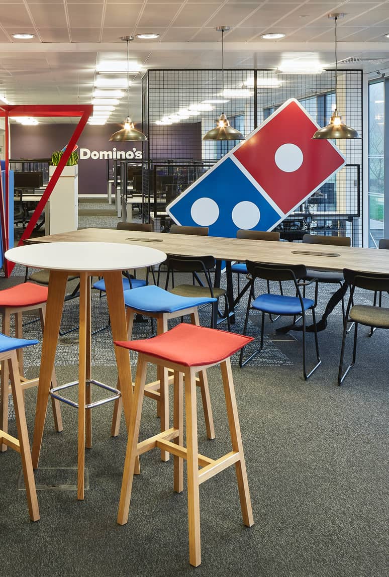 Dominos Case Study - Office Design & Build from Rhino Interiors Group